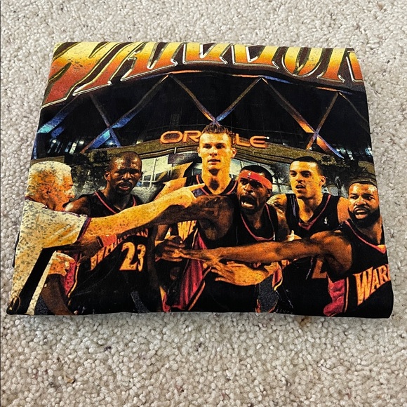 RARE VINTAGE “WE BELIEVE” 06-07 NWT ARARE GOLDEN STATE WARRIORS OVERSIZED TEE - Picture 7 of 7